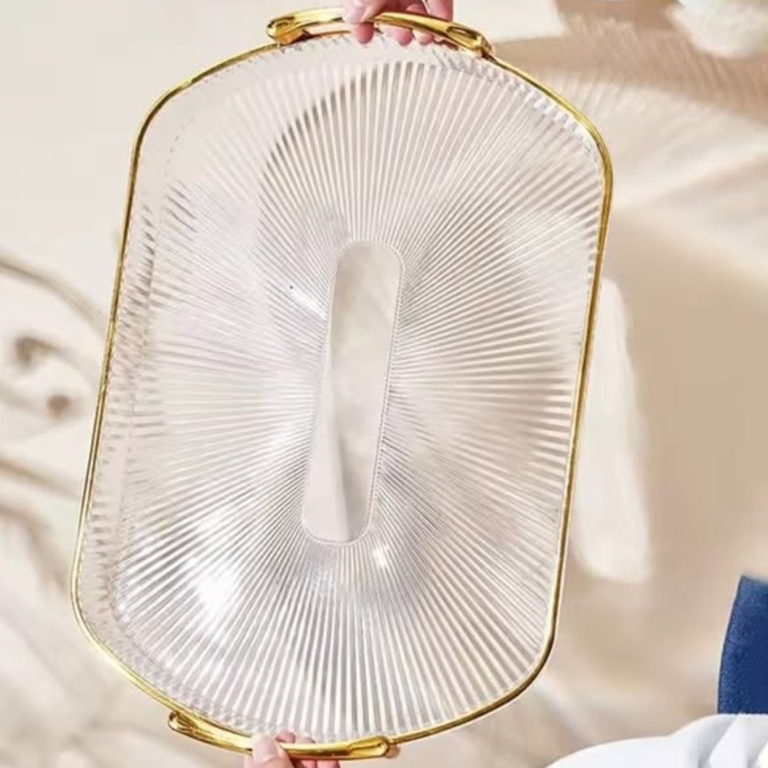 3 pcs Elegant Acrylic Fruit Tray Set