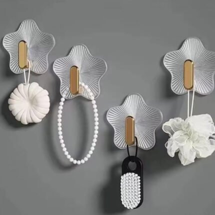 5pcs Seamless Adhesive Hooks