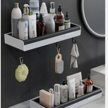 Modern wall mount bathroom shelf