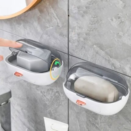 Flip Cover Wall Mounted Soap Box
