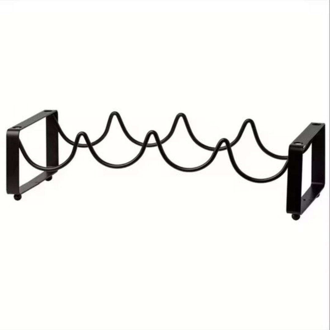 Metallic carbon wine holder