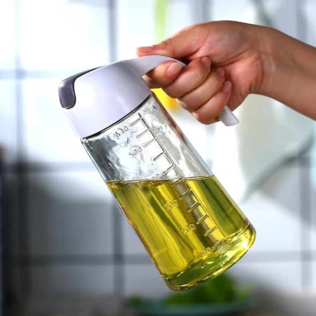 630 ML Glass Kitchen Oil Bottle