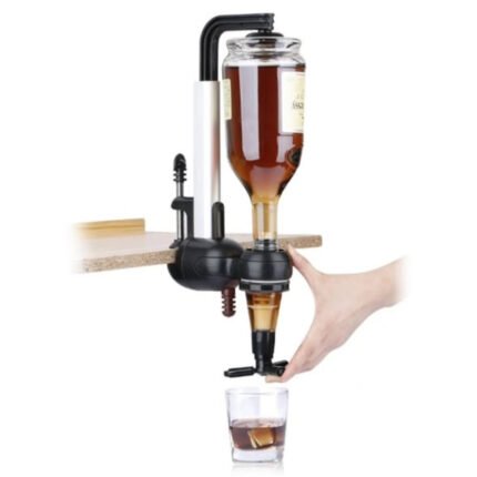 Wall-Mounted Single Tot Shot Bottle Liquor Dispenser