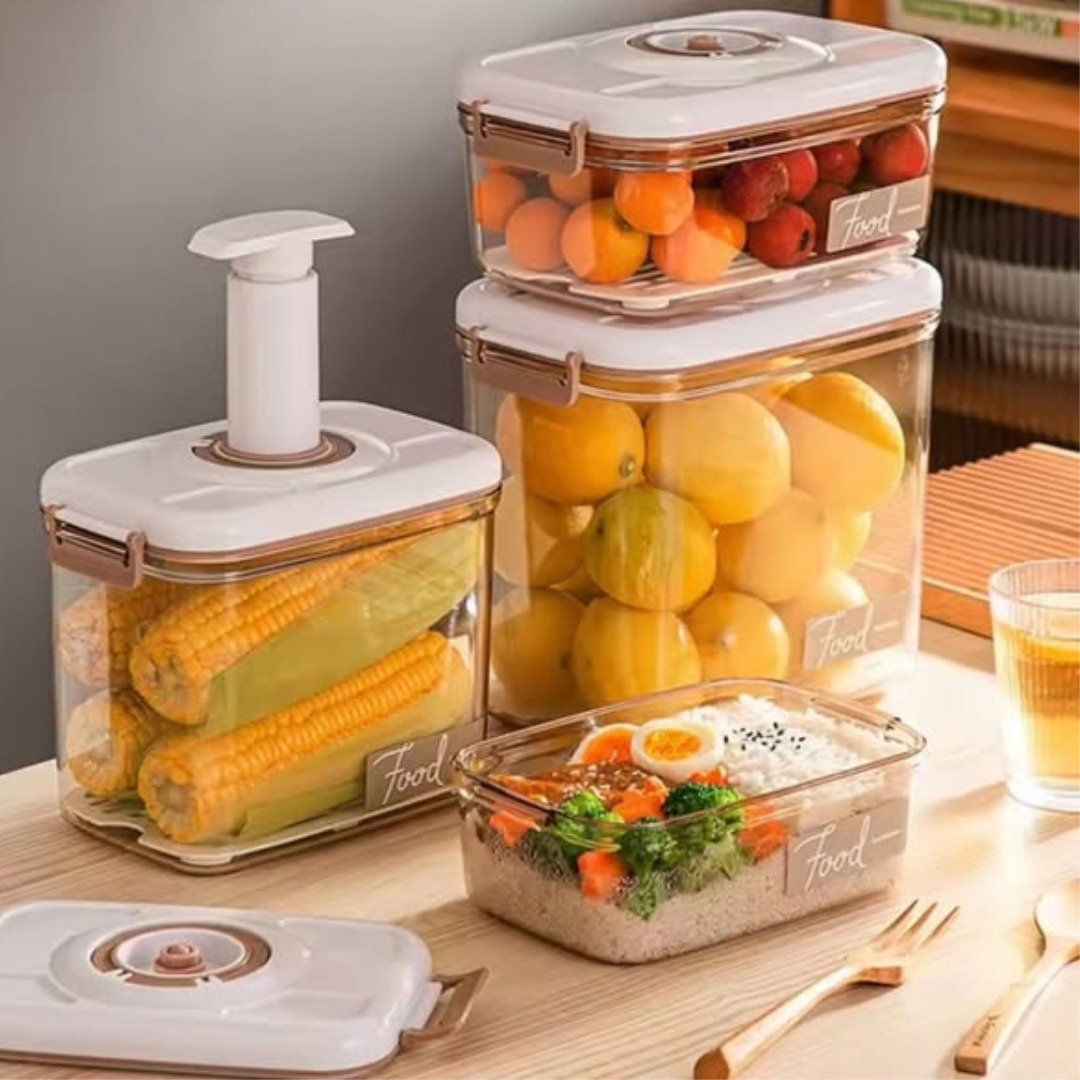 2pcs Food Vacuum Storage Containers
