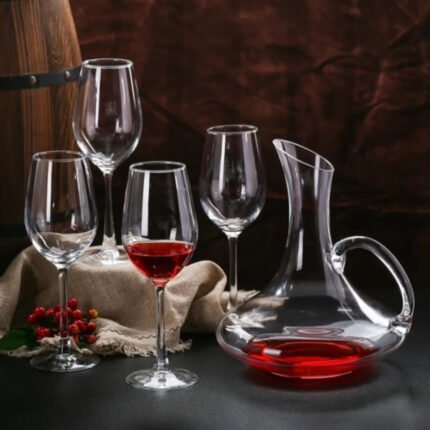 7pcs Plain Colour Wine Decanter Set