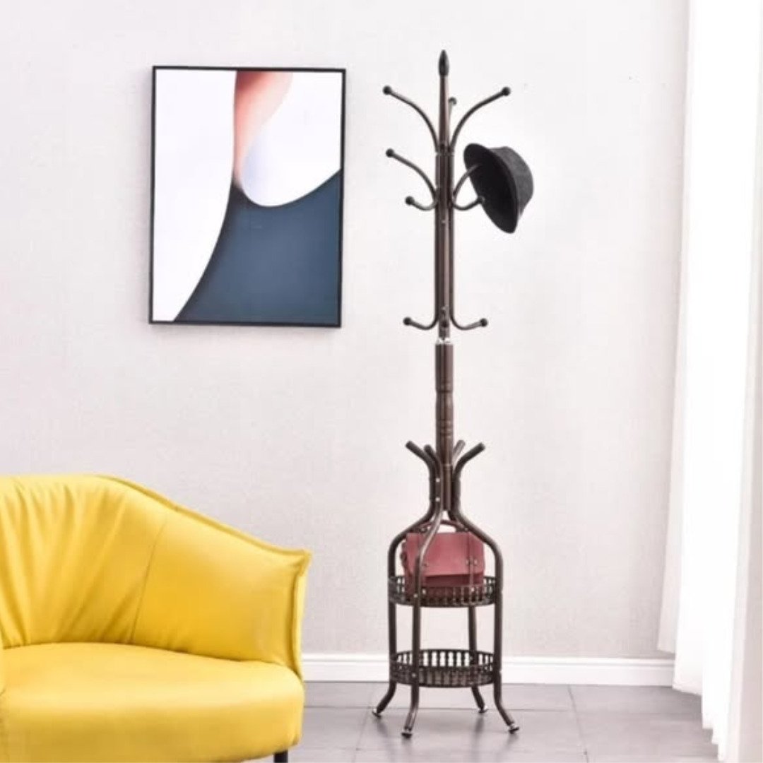 Heavy Duty Wrought Iron Floor-Standing Rack