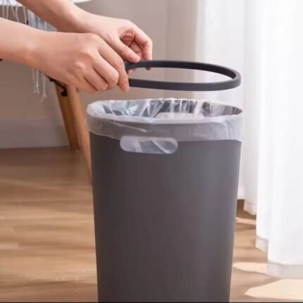Round Faux Material Dustbin