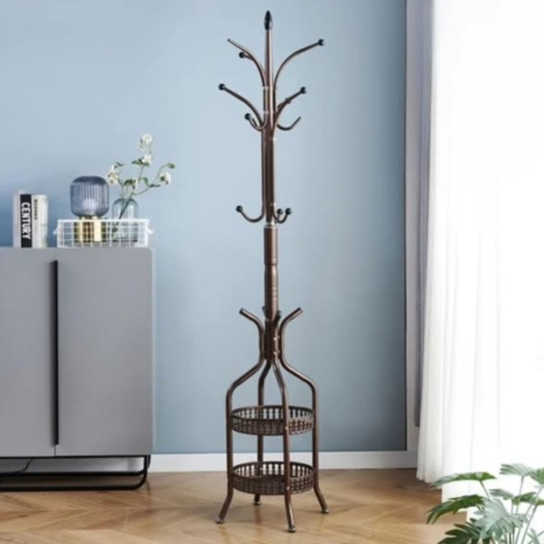 Heavy Duty Wrought Iron Floor-Standing Rack