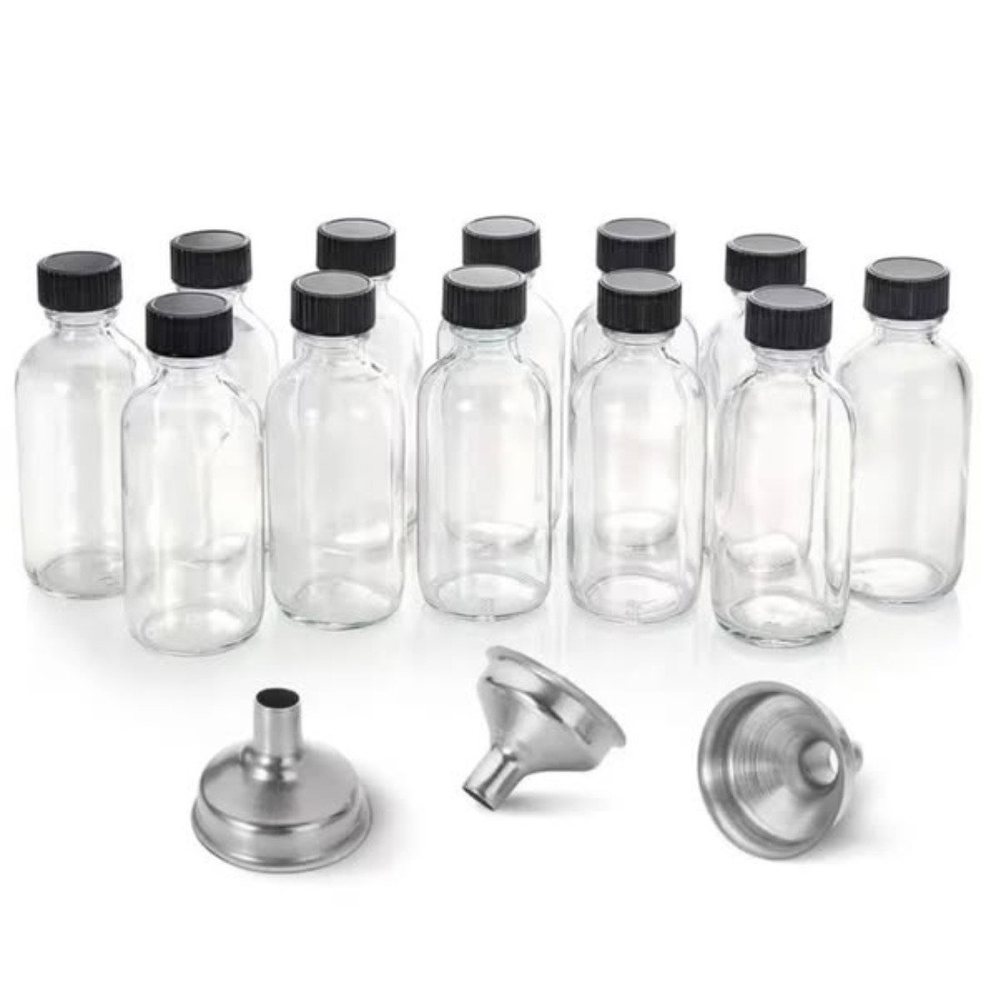 Glass Ginger Shots Bottles Set