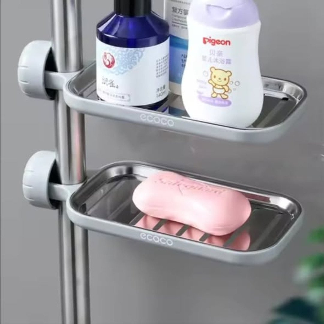 Adjustable Sink Faucet Storage Rack