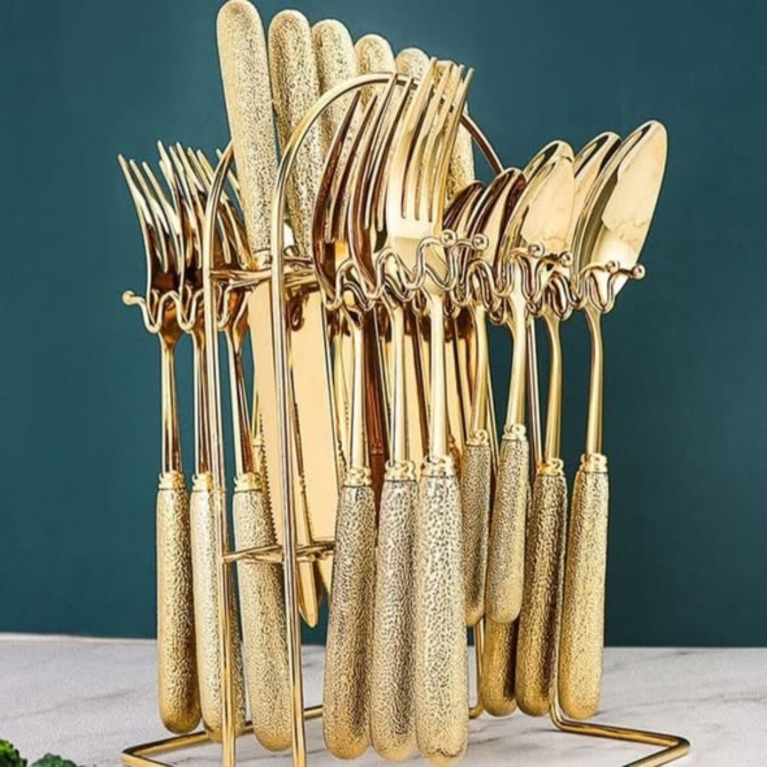 24pcs Nordic Design Cutlery Set