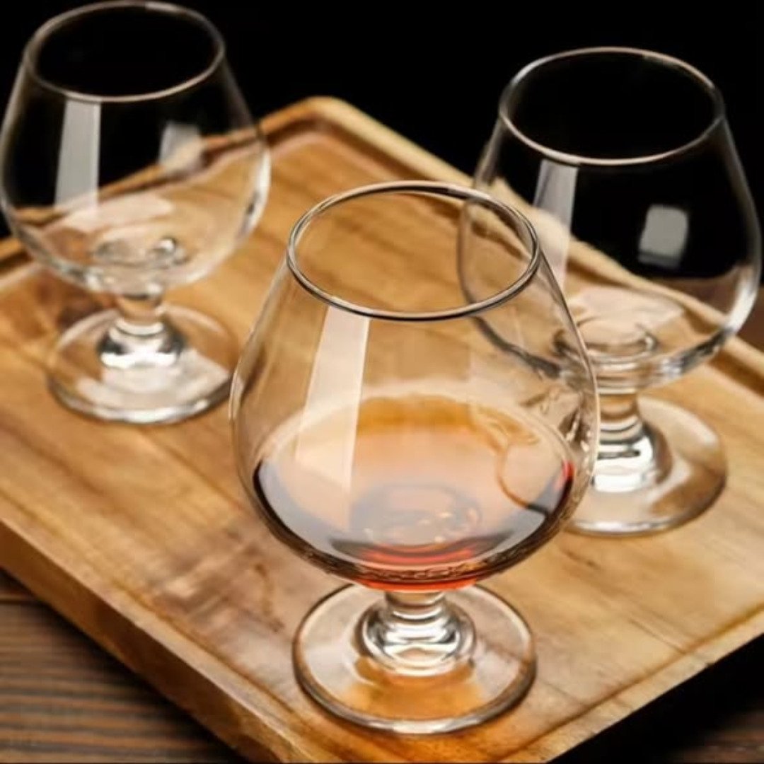 6pcs 280ml Cognac Glasses