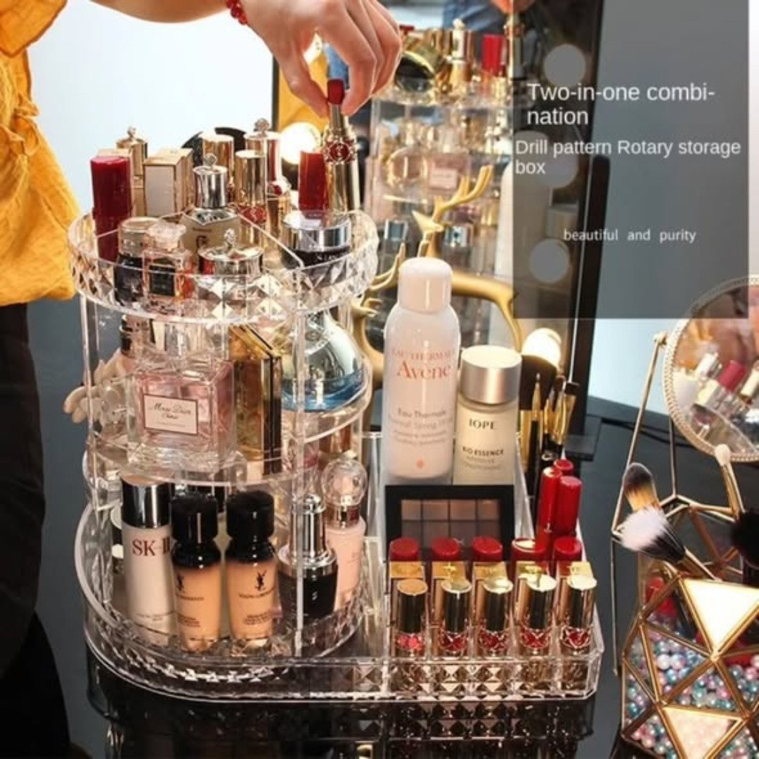 Rotating Cosmetic Organizer