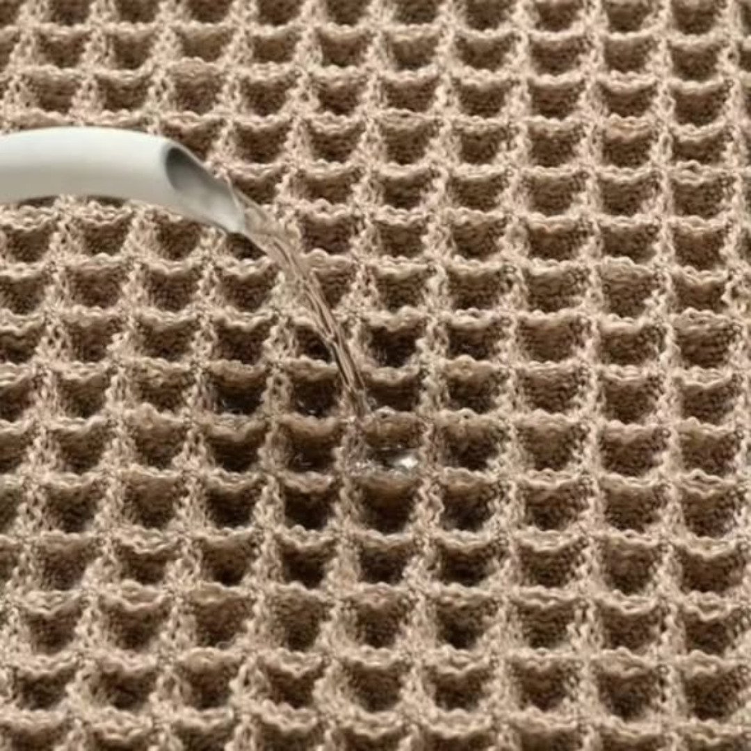 Waffle Bathroom Door Mat 46x77Cm