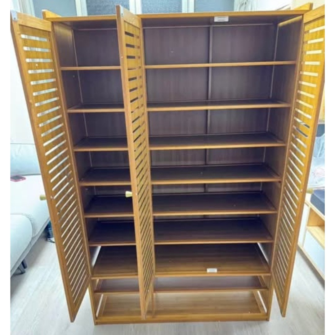 10-Tier Bamboo Shoe Cabinet