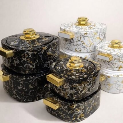 4pc Quality marble hot pots