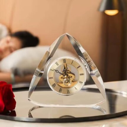 Unique Antique Design Crystal Desktop Clock