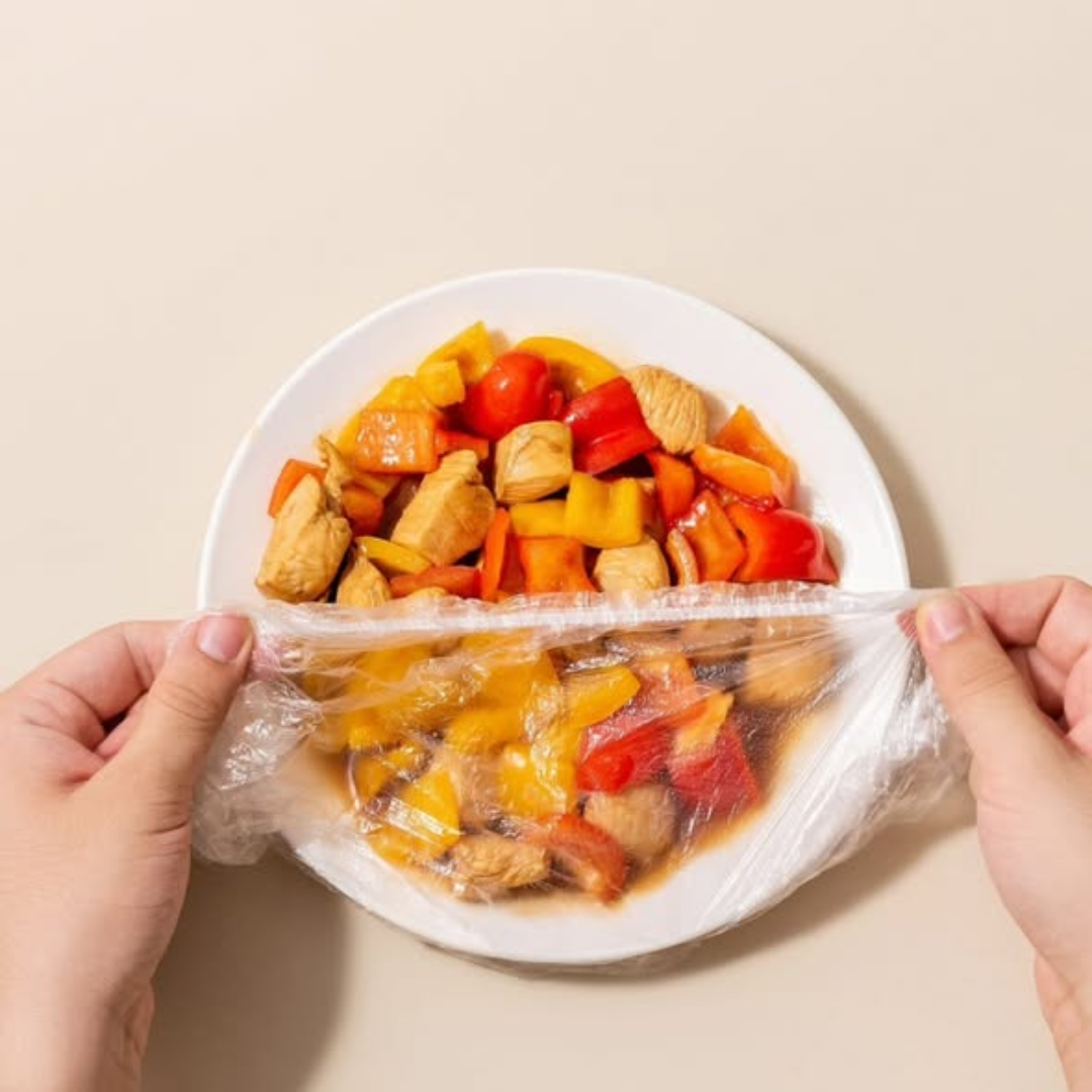 100 Pcs Reusable Food Storage Covers Bags