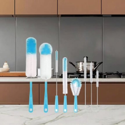 5Pcs Long Bottle Brush Cleaner