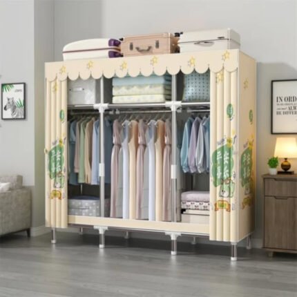 Heavy Duty Metallic Portable Wardrobe