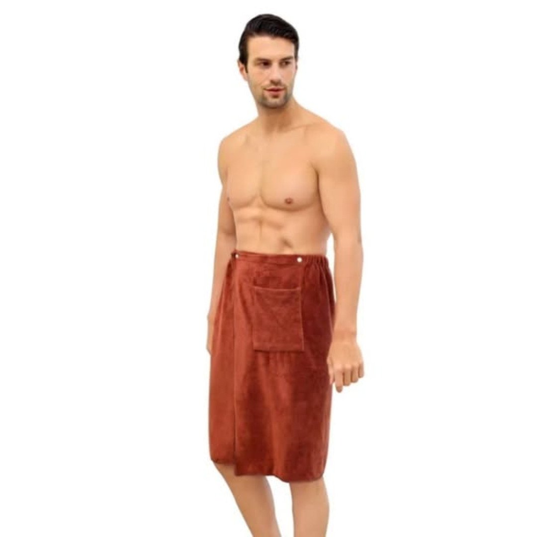 Bath Towel Wrap for Men