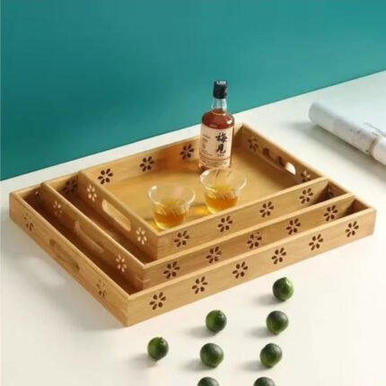 3 in 1 Multi-functional Bamboo Trays
