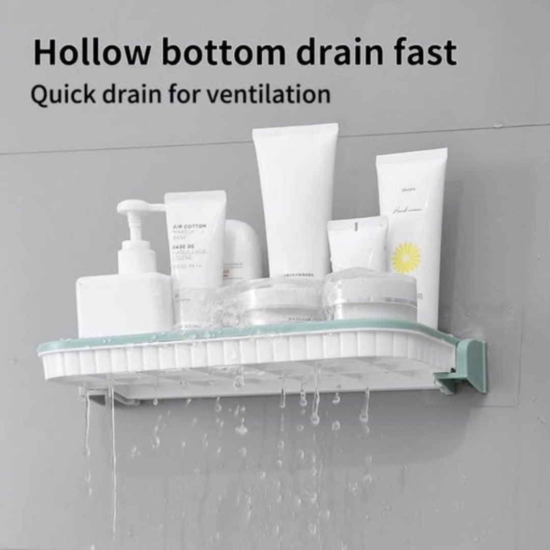 Punch Free Foldable Bathroom Organizer