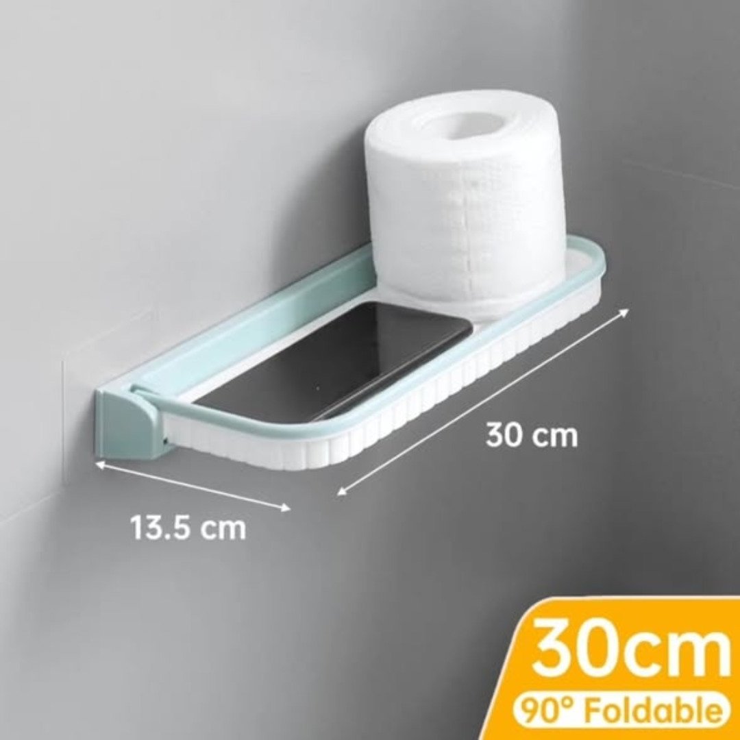 Punch Free Foldable Bathroom Organizer