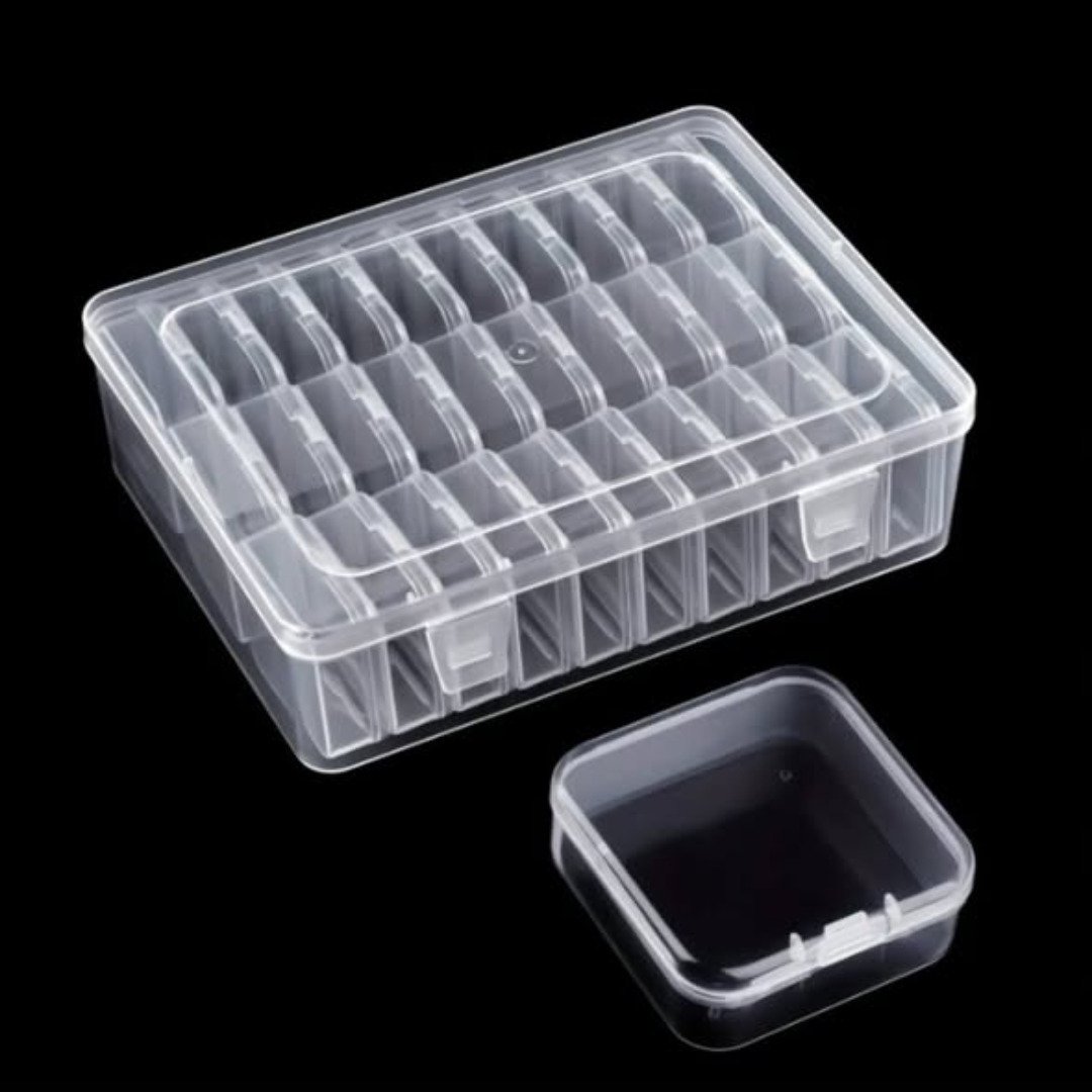 30 Grid Plastic Organizer Boxes