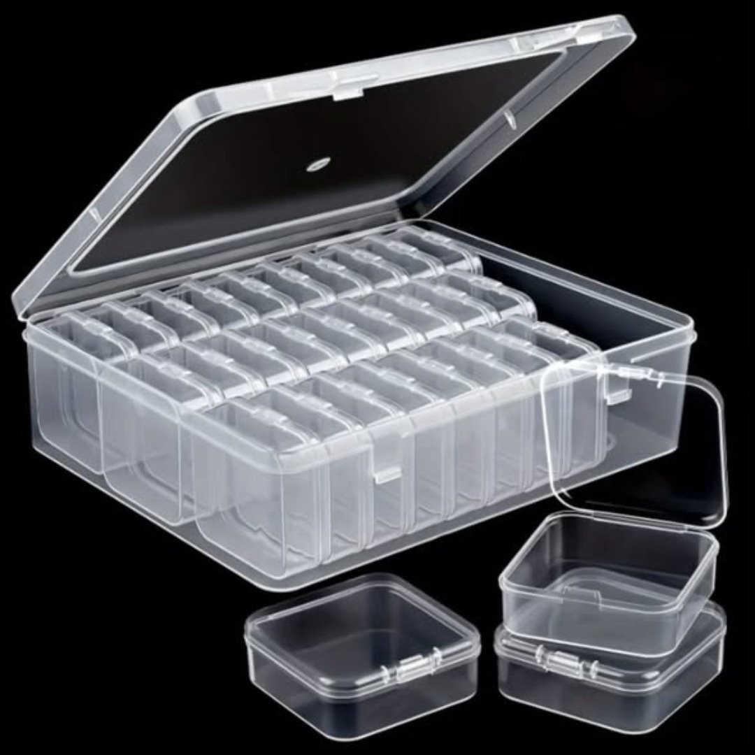 30 Grid Plastic Organizer Boxes