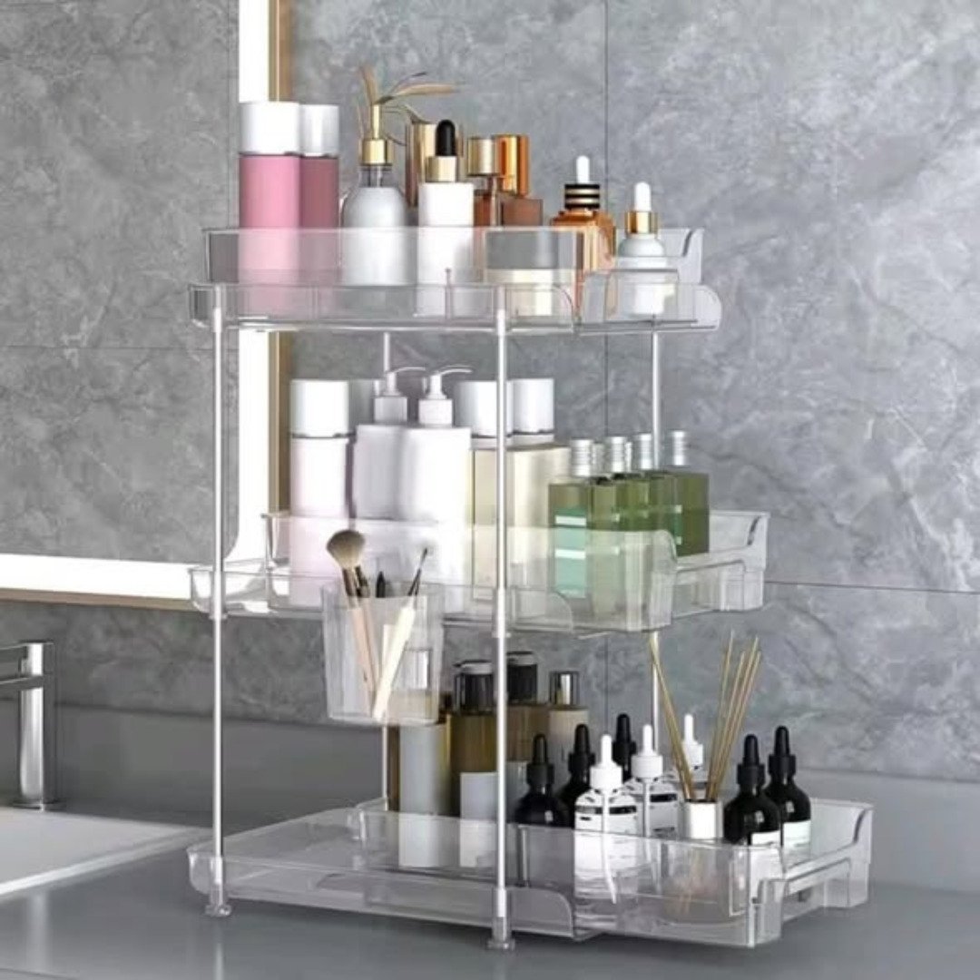 3 layer Multifunctional storage rack