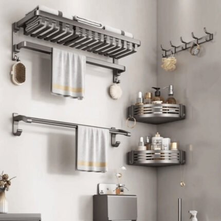 7-Piece Premium Bathroom Organizer Set