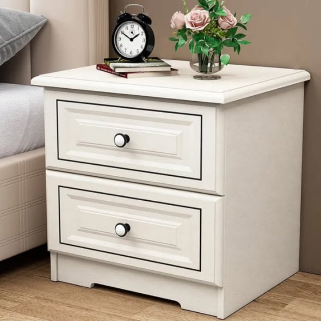 White Bedside Nightstand