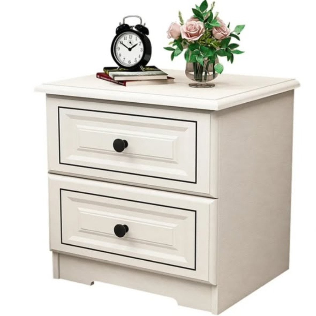 White Bedside Nightstand