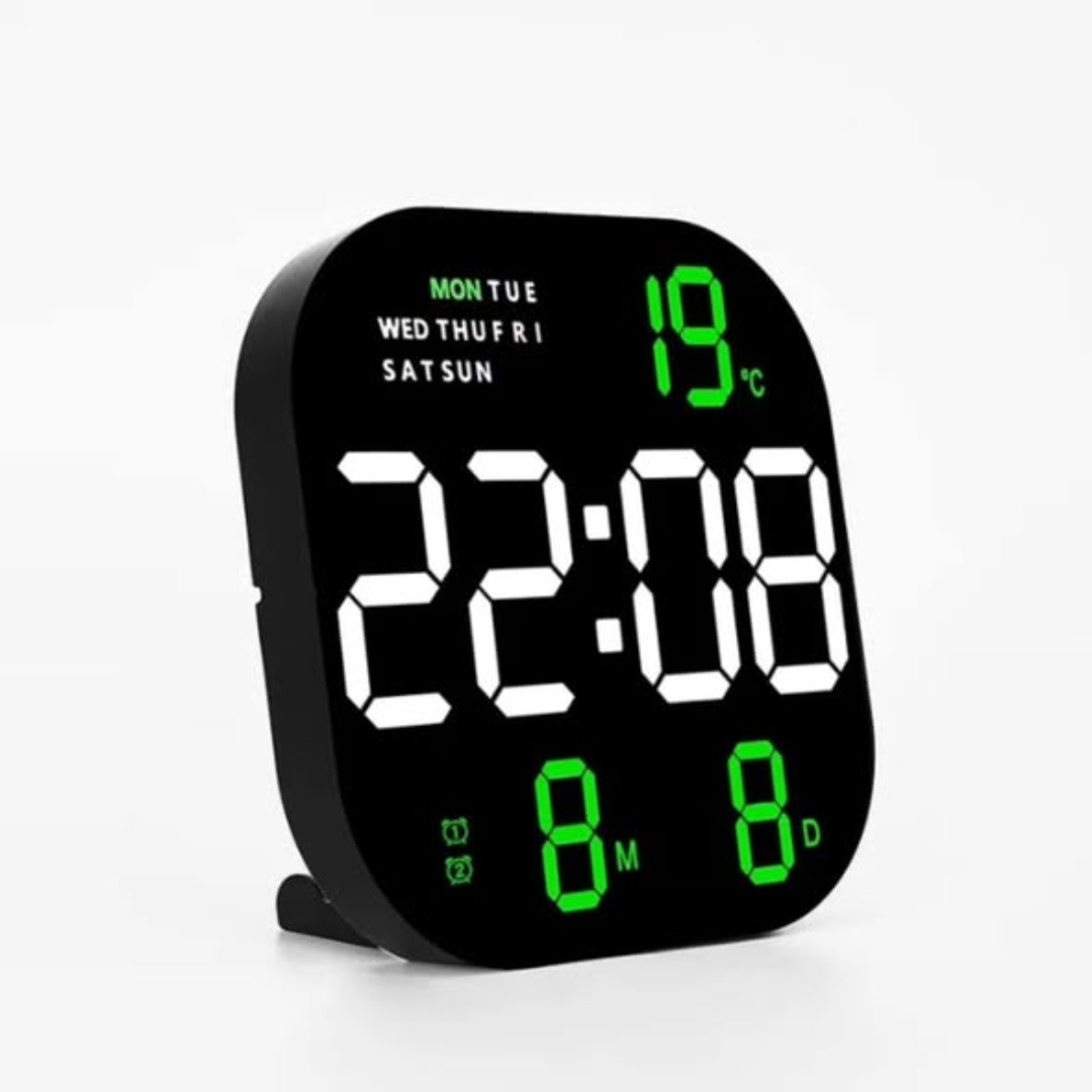 Smart led digital wall clock