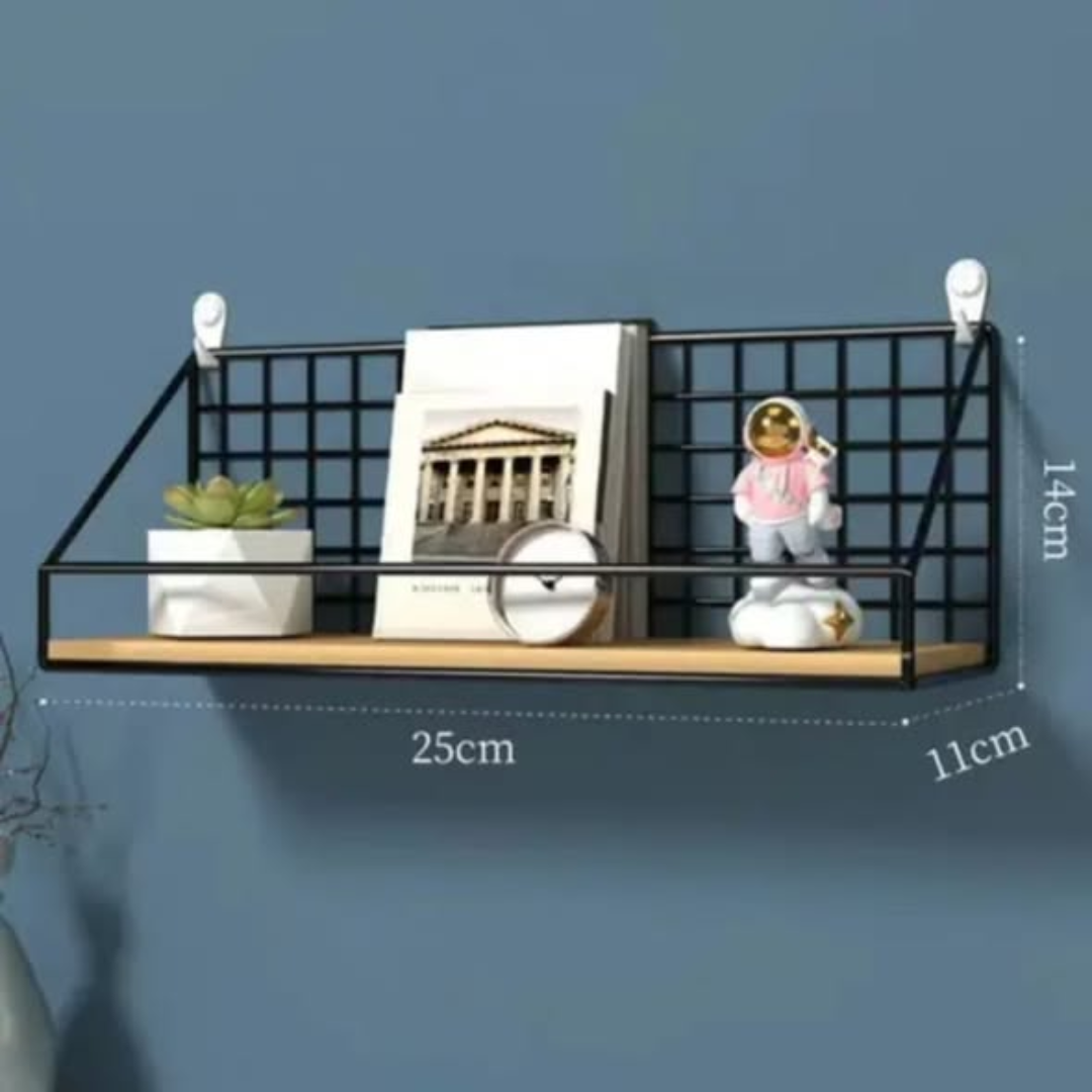 Wood Storage Display Shelf