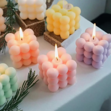 Scented Rubik's Cube Candles