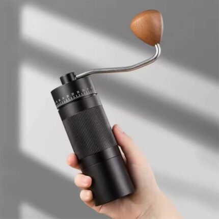 Handheld Coffee Grinder with Stainless Steel Burr