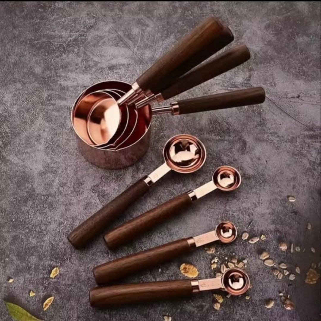 8pcs stainless steel Measuring Scooping spoons