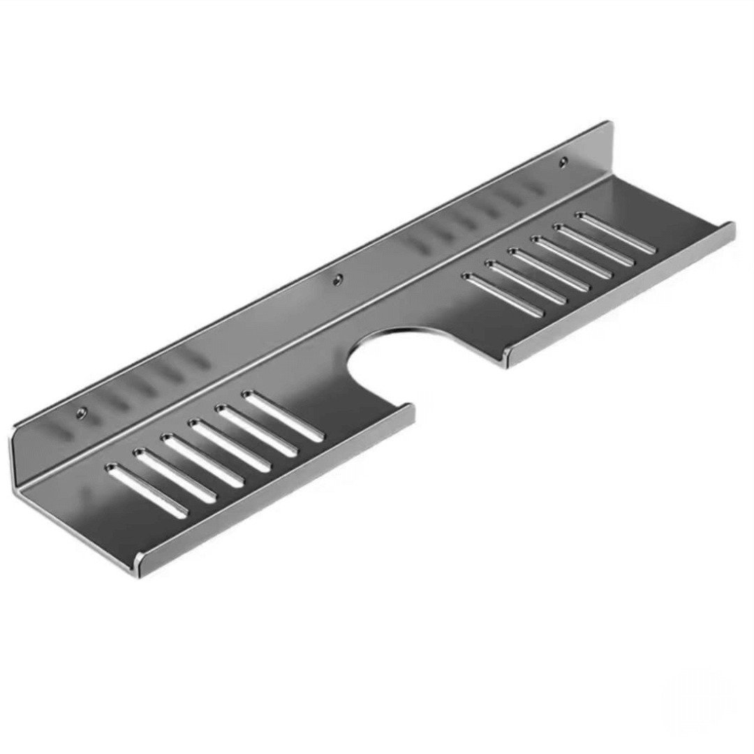 Premium Aluminum Wall-Mounted Bathroom Organizer