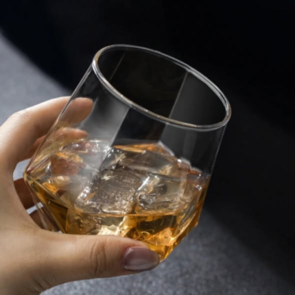 6pcs Hexagonal Glass