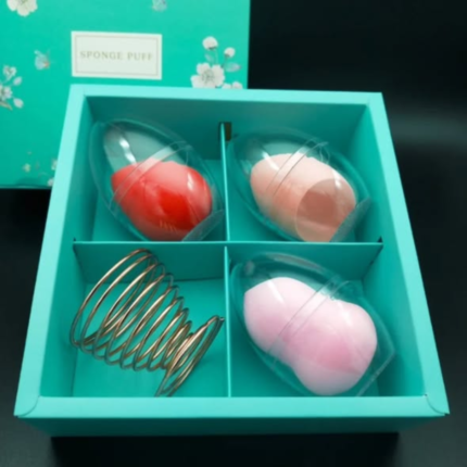 3pc make-up beauty blending sponges with stand