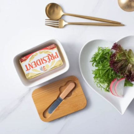 Porcelain Butter Set