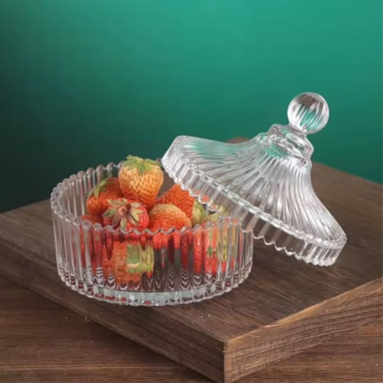 Heavy Duty Glass Storage Cans