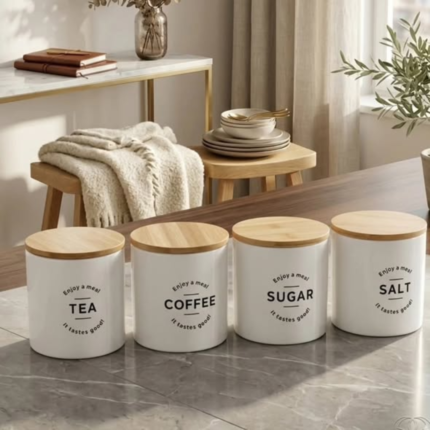 4-Piece Airtight Canister Set