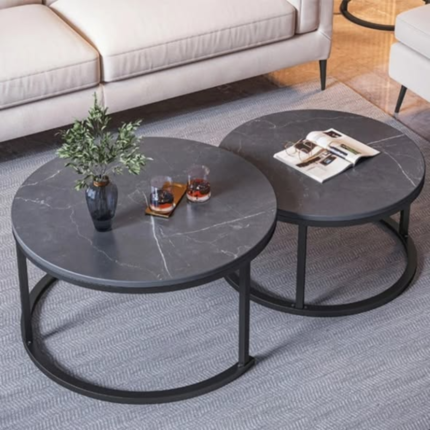 Pure Marble Nesting Table