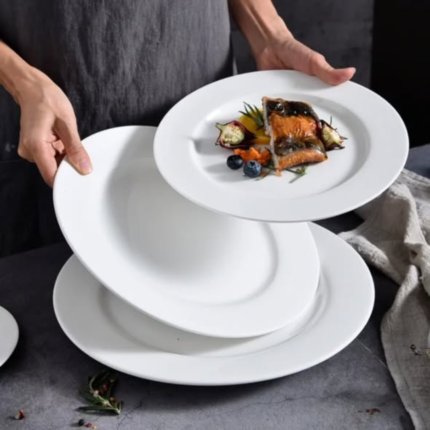 Ceramic plates 6 PCs set