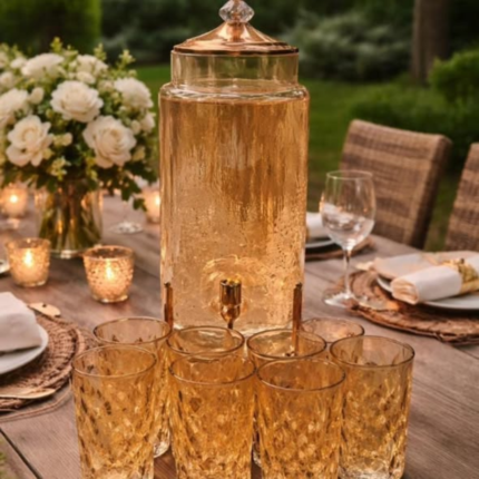 Glass Juice Dispenser