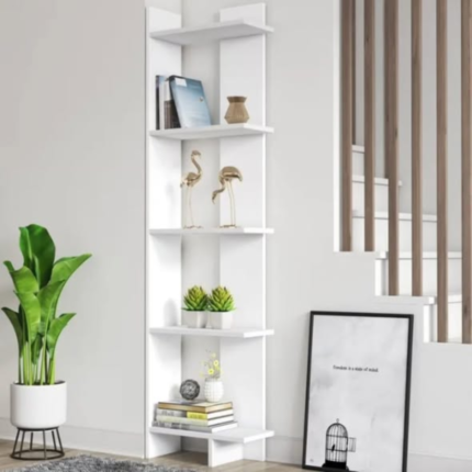 Sly Corner Bookshelf Decor Stand