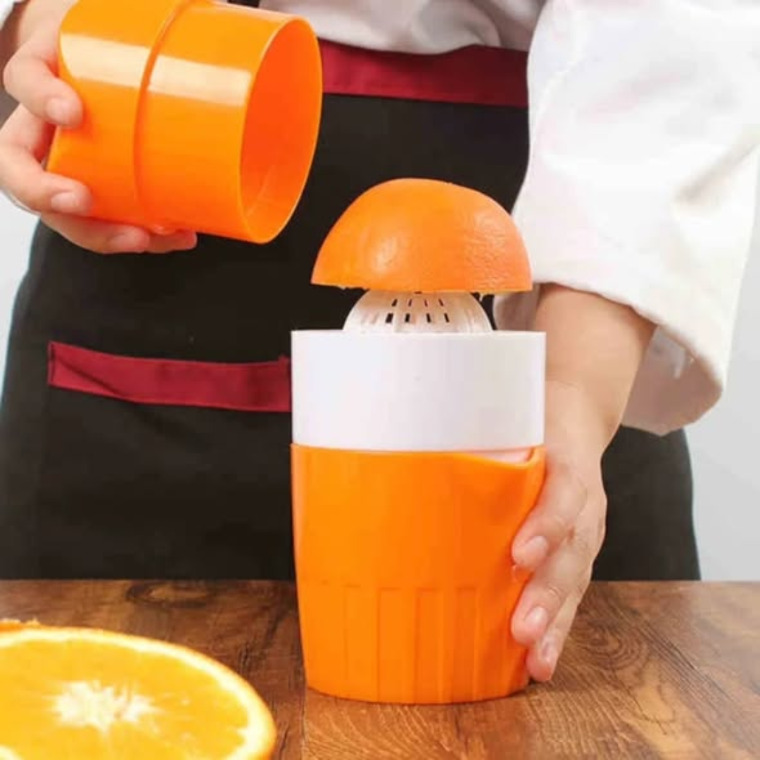 Orange manual juicer